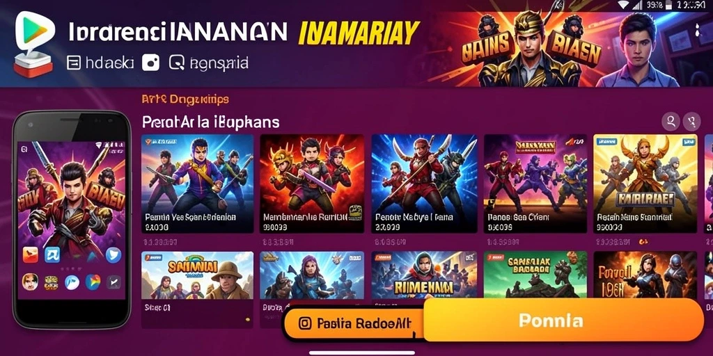 Tampilan awal aplikasi PANEN138 yang menarik.