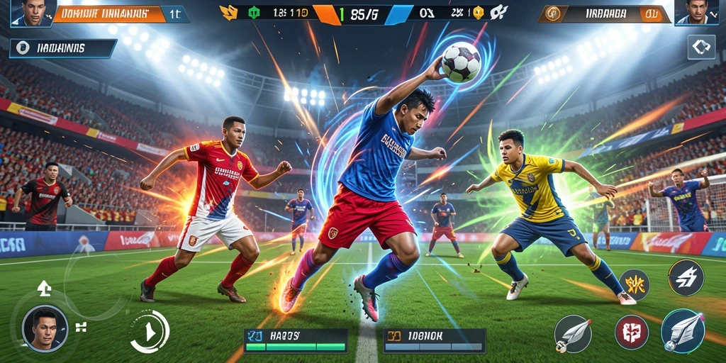 Screenshot menunjukkan tampilan awal permainan yang menarik.