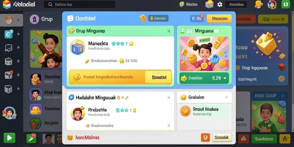 Karakter utama dalam aksi epik.