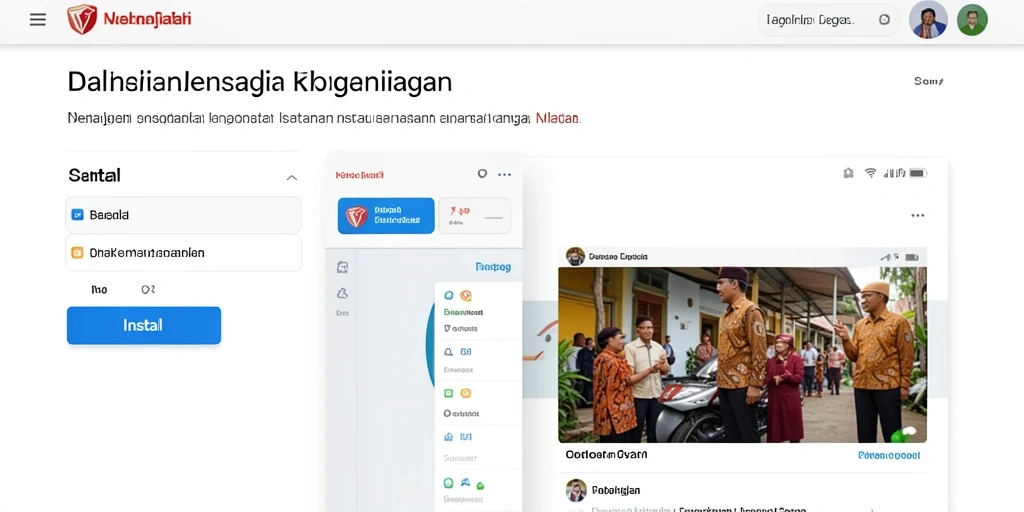 Tampilan antarmuka yang sederhana dan menarik.