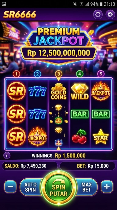 Cuplikan layar menu unduhan sr6666 untuk perangkat Android